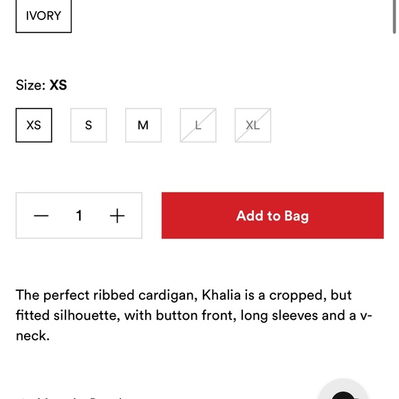 Kaila Ribbed Cardigan - Picture 9 of 9